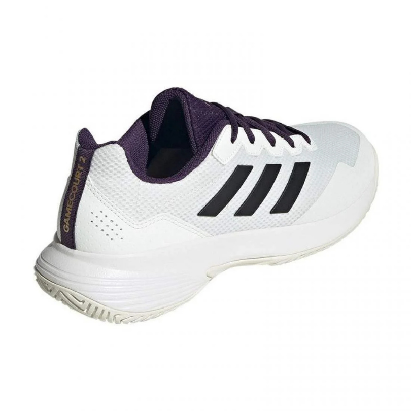 Chaussure Adidas GameCourt 2 | White Core - Black - Aurora Plum