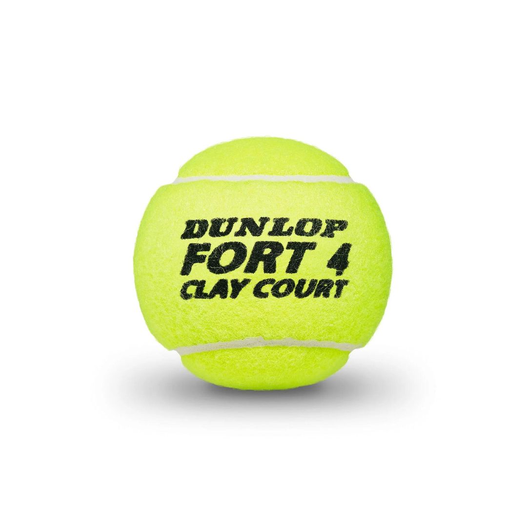 Balles Dunlop Fort Clay Court (4 balles)