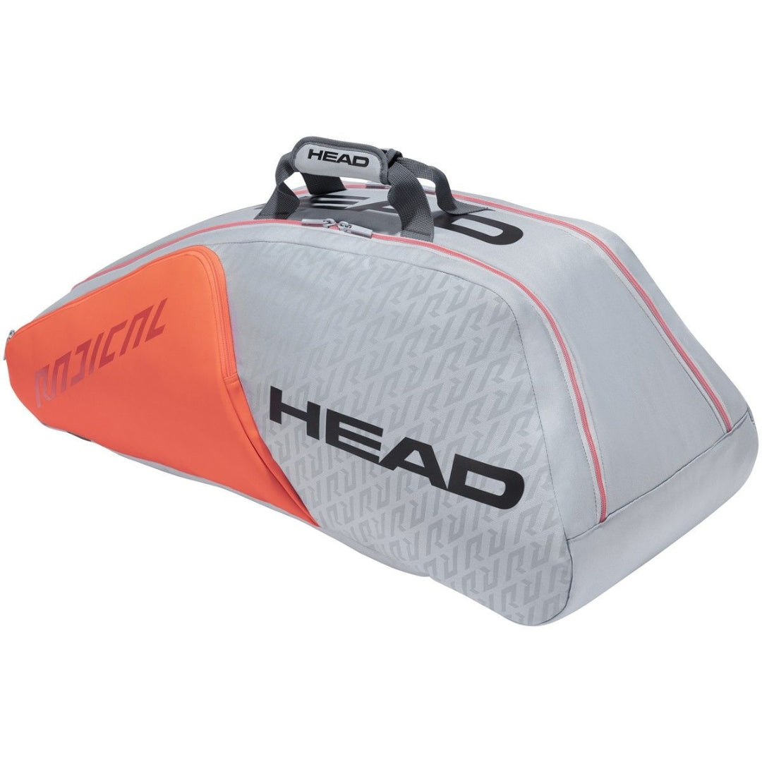 Sac Head Radical 9 Raquettes Supercombi (Gris-Orange)