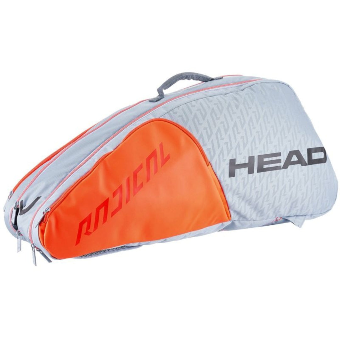 Sac Head Radical 9 Raquettes Supercombi (Gris-Orange)