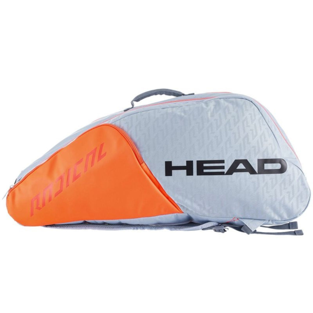 Sac Head Radical 9 Raquettes Supercombi (Gris-Orange)