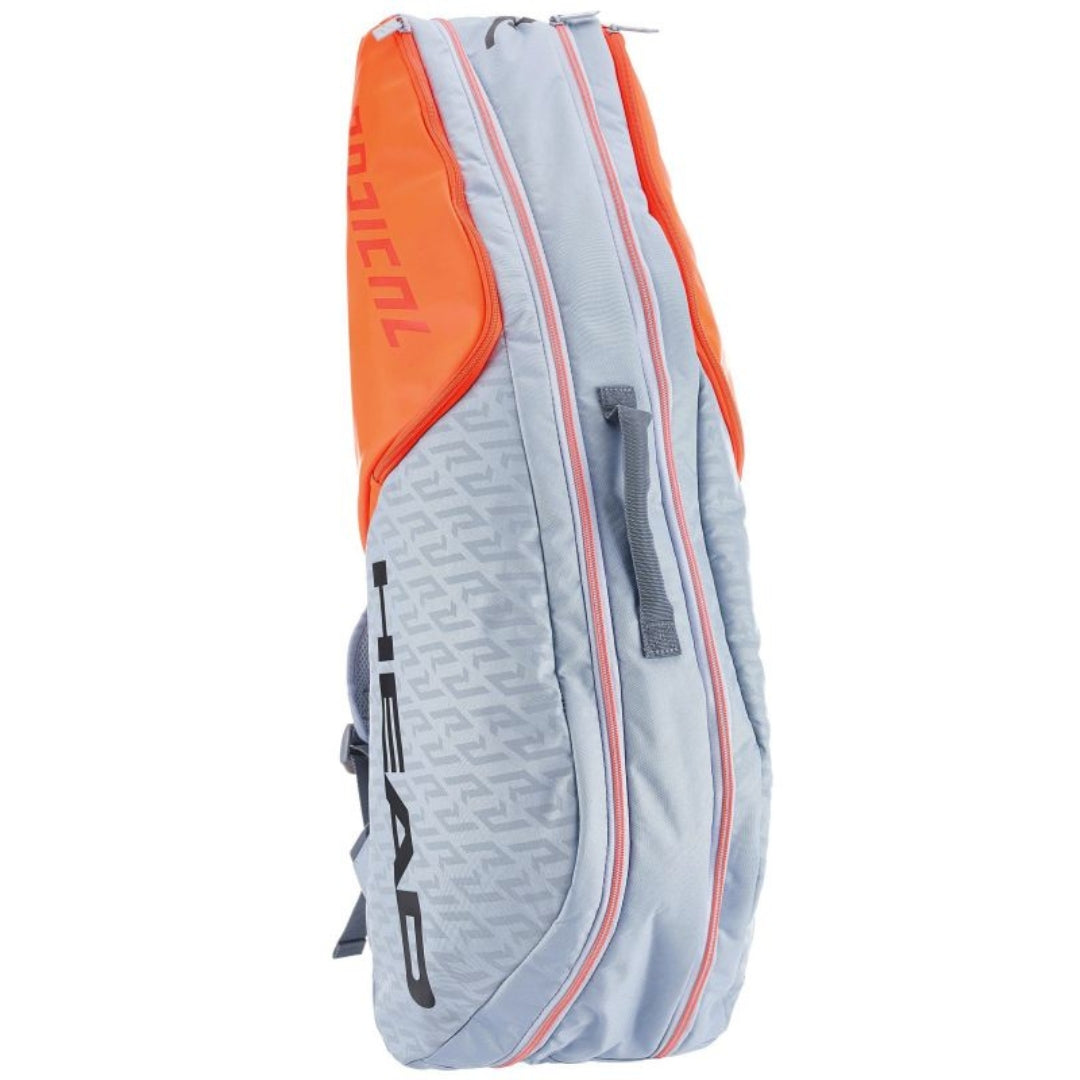 Sac Head Radical 9 Raquettes Supercombi (Gris-Orange)