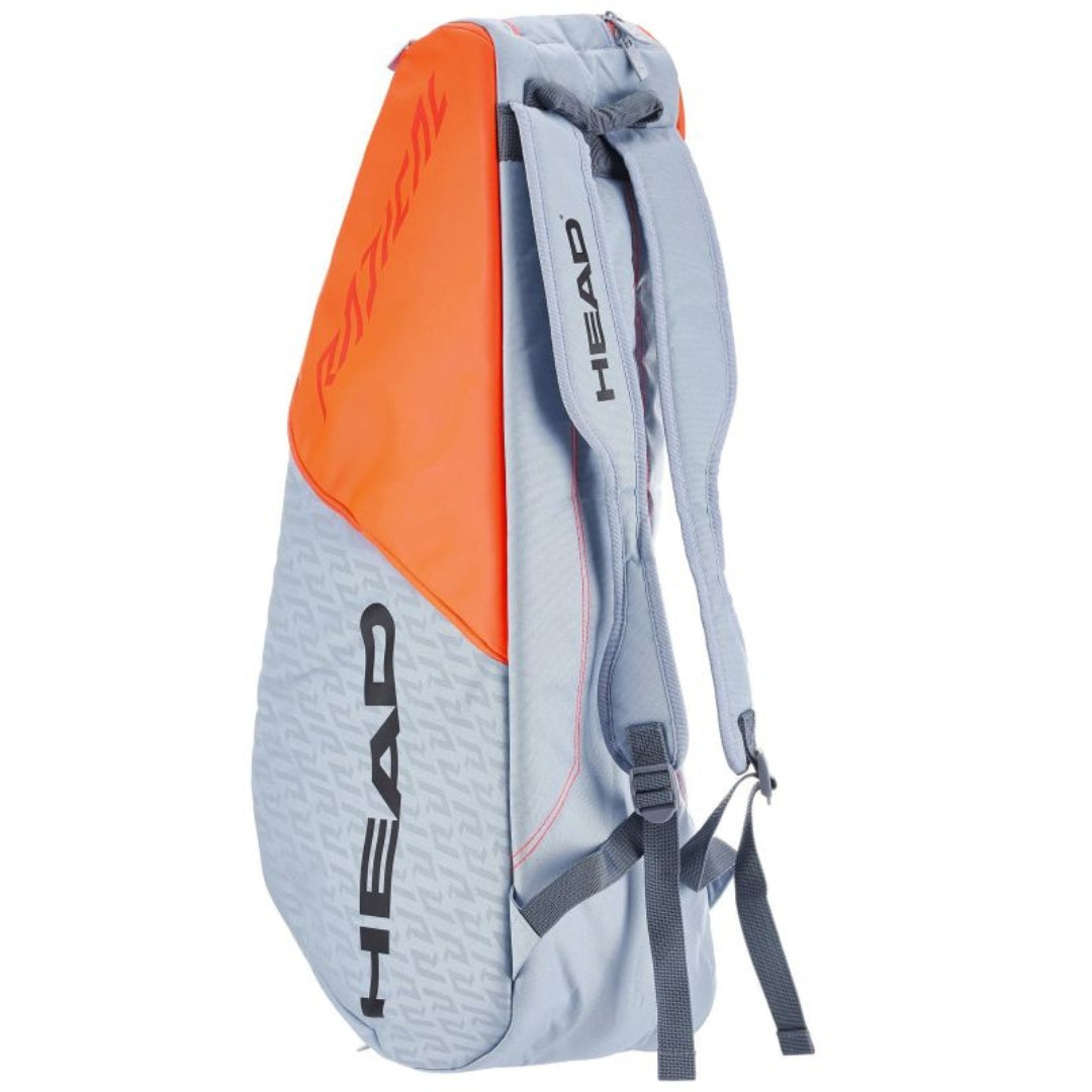 Sac Head Radical 9 Raquettes Supercombi (Gris-Orange)