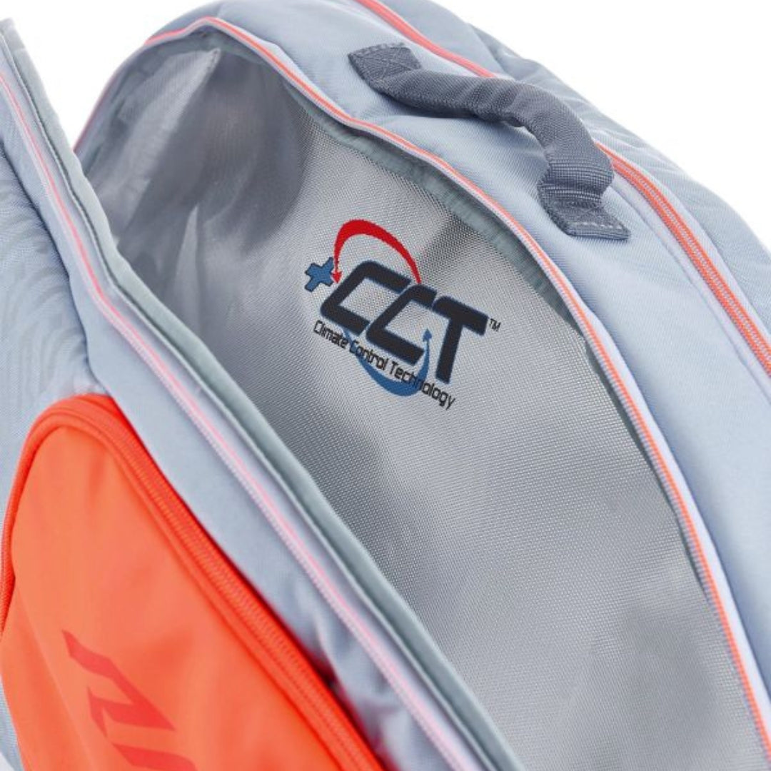 Sac Head Radical 9 Raquettes Supercombi (Gris-Orange)
