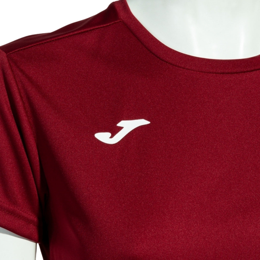 T-Shirt Joma Combi - Bordeaux (Femme)