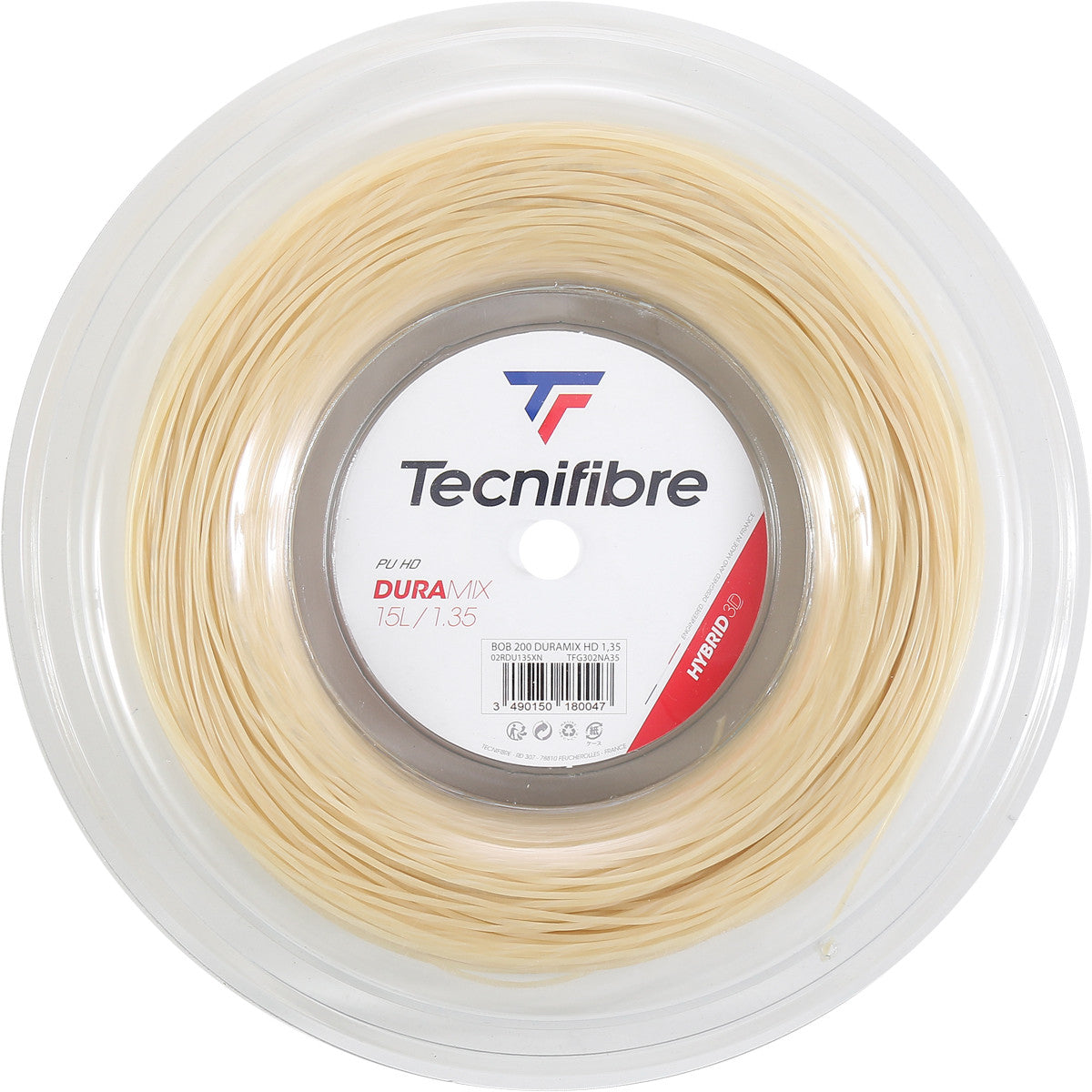 Cordage Tecnifibre Duramix HD Naturel 1,35mm (200m)