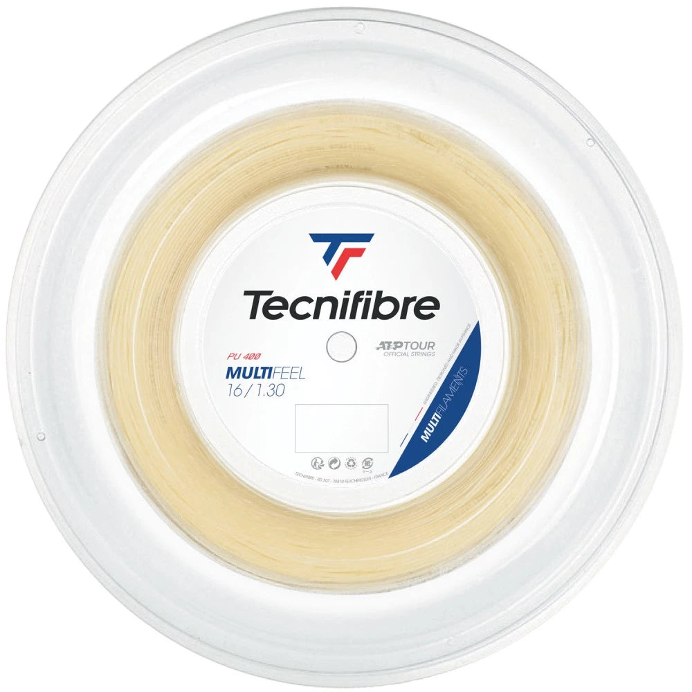 Cordage Tecnifibre Multifeel 1,35mm Naturel (200m)