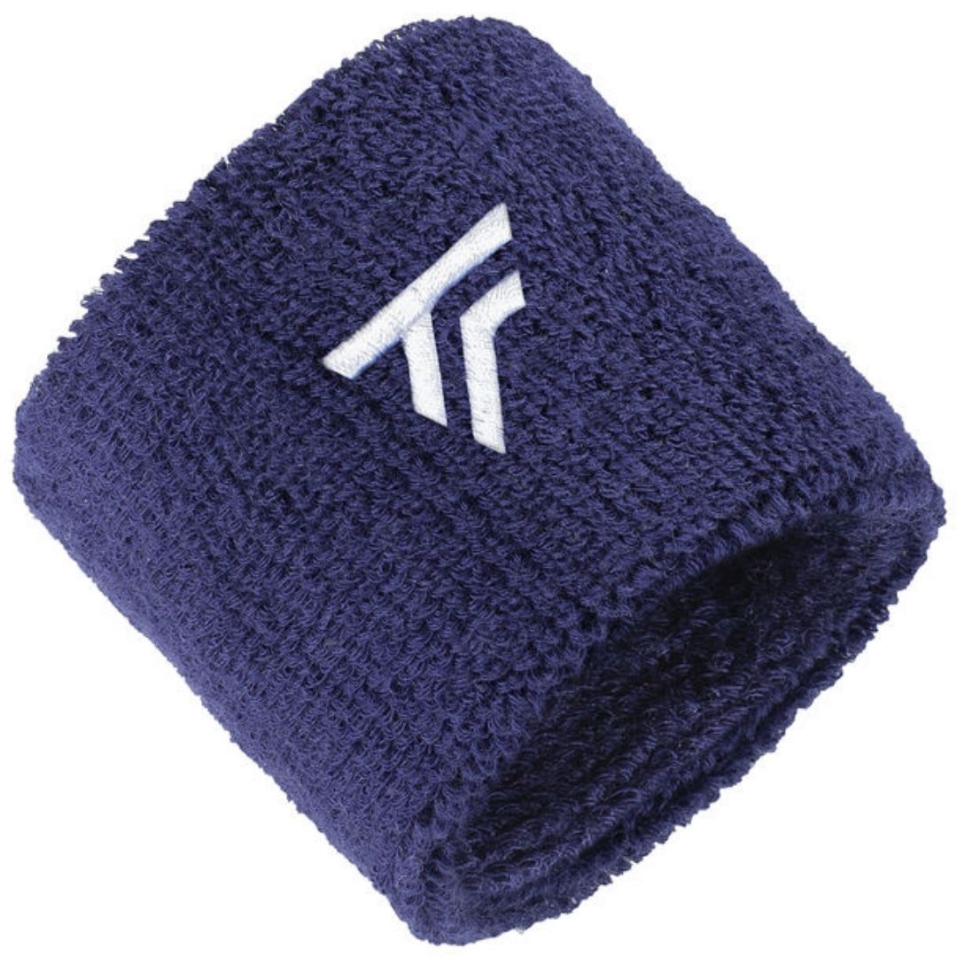 Serre-poignets Tecnifibre Bleu Marine Courts