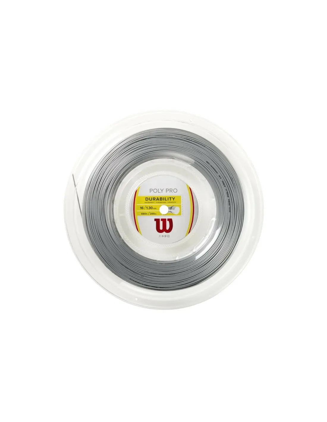 Cordage Wilson Poly Pro 1.30 Gris (200m)