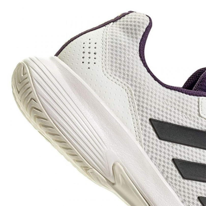 Chaussure Adidas GameCourt 2 |  White Core - Black - Aurora Plum