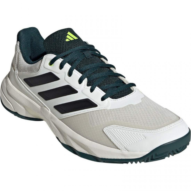 Chaussures Adidas CourtJam Control | Off White - Silver Metallic - Aurora Ivy