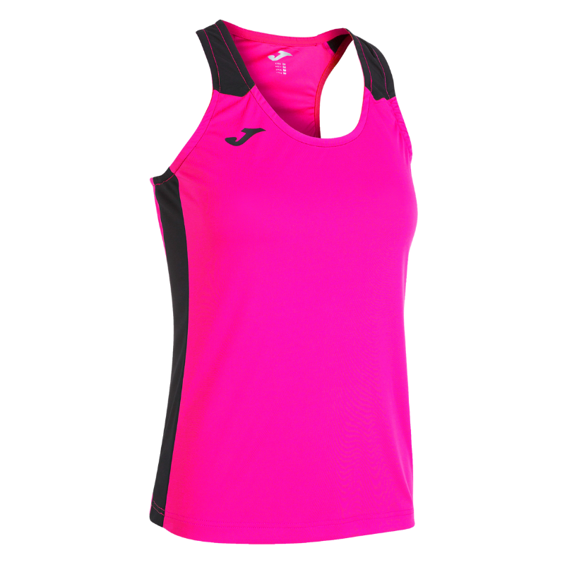 Débardeur Joma Record | Rose Fluo - Noir (Femme)