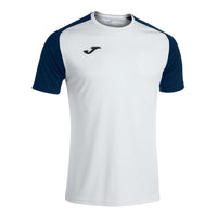 T-Shirt Joma Academy | Blanc - Bleu Marine