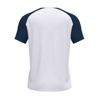 T-Shirt Joma Academy | Blanc - Bleu Marine