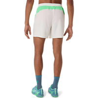 Short Asics Court 7IN | Cream - Vital Green