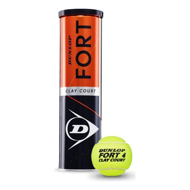 Balles Dunlop Fort Clay Court (4 balles)