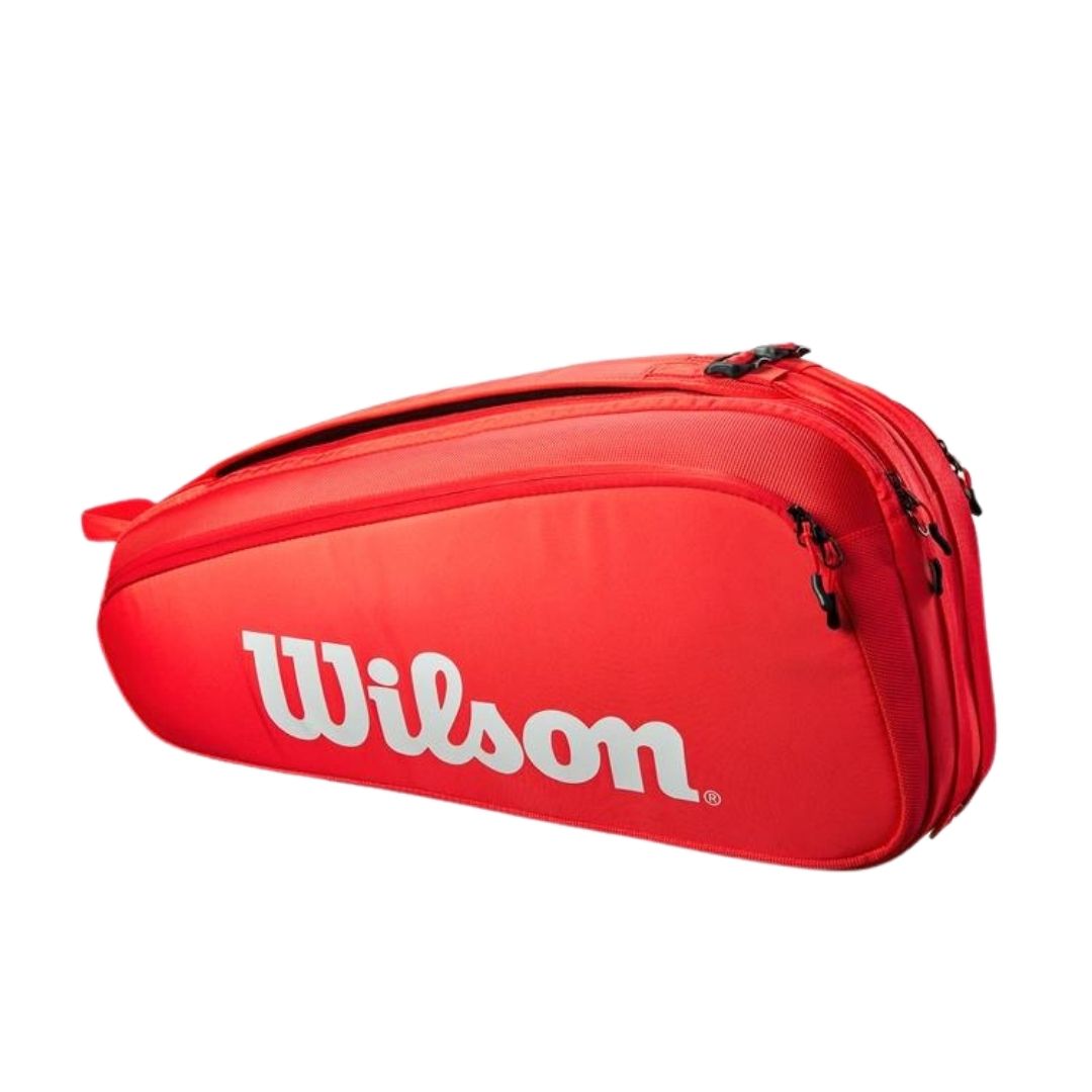 Sac Wilson Super Tour 6 raquettes (Rouge)