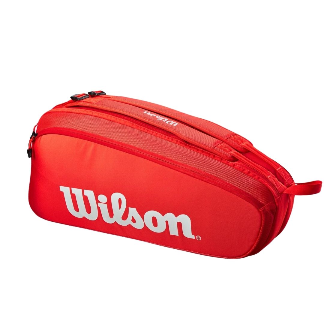 Sac Wilson Super Tour 6 raquettes (Rouge)