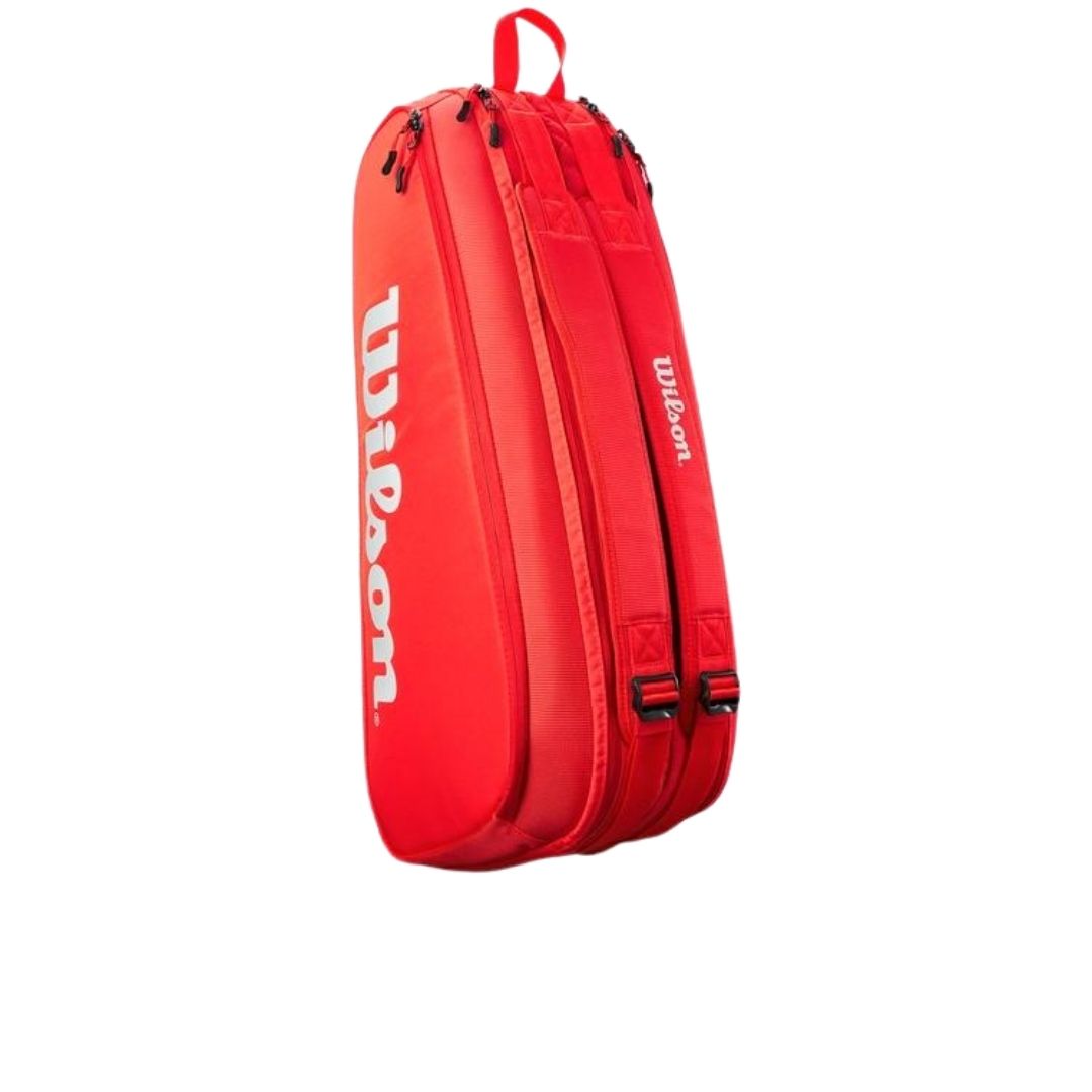 Sac Wilson Super Tour 6 raquettes (Rouge)