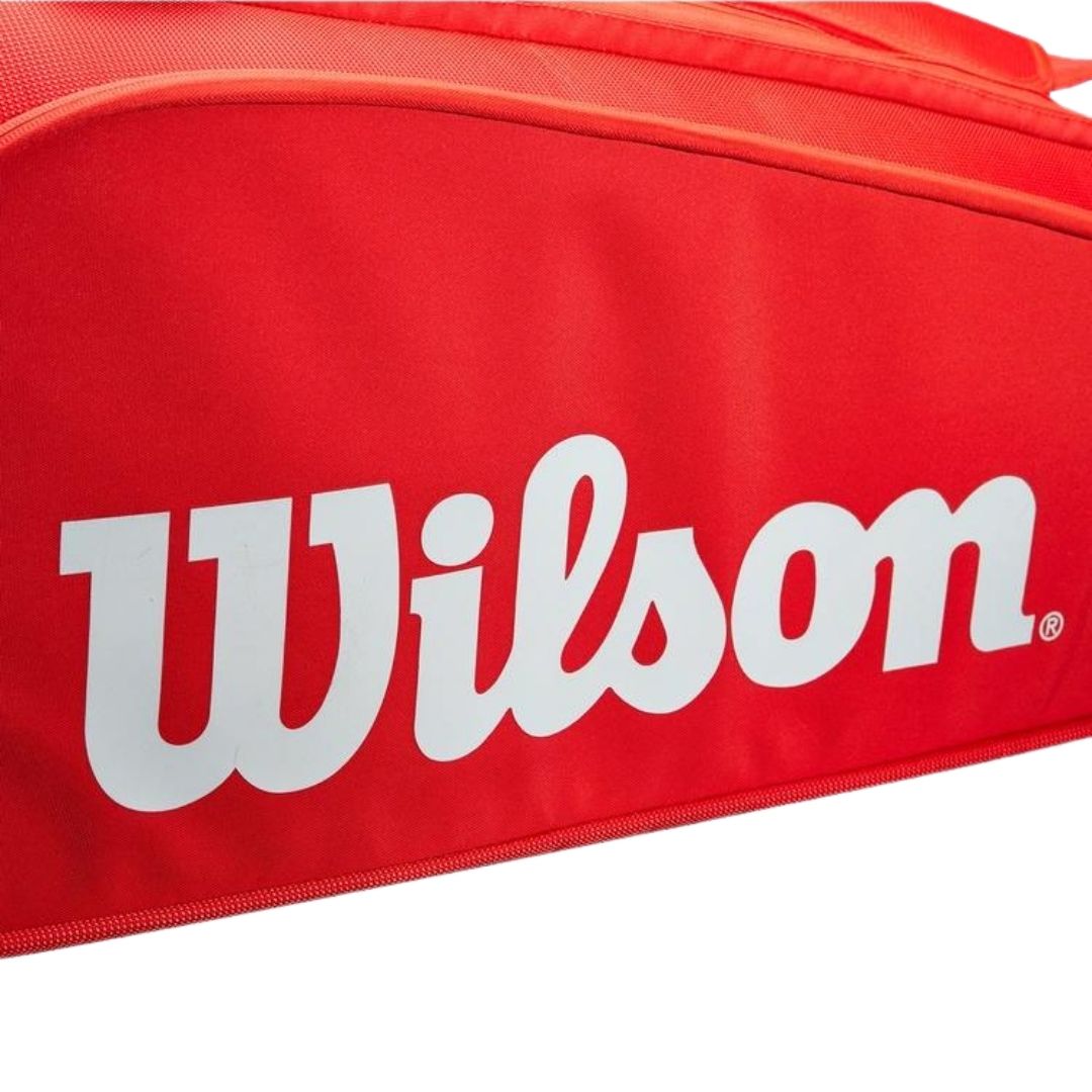 Sac Wilson Super Tour 6 raquettes (Rouge)
